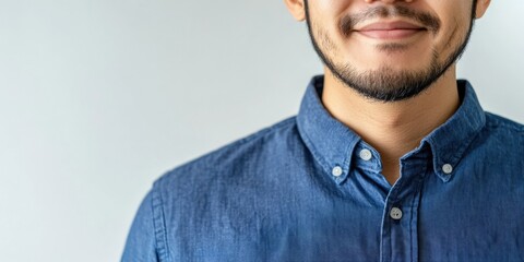 Obraz premium Bearded Man Smiling