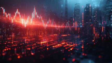 Obraz premium Bull vs. Bear: Market Dynamics