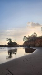 Obraz premium sunset over the sea