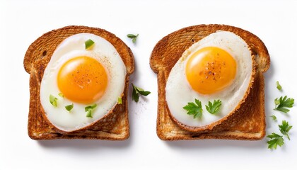 fried egg and toast