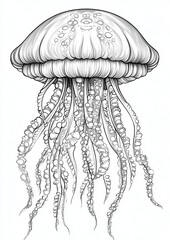 Jellyfish Coloring Pages
