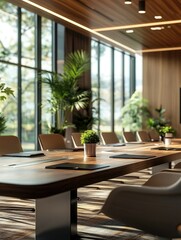 Obraz premium Modern Office Conference Room