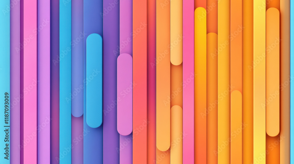 Poster seamless gradient, a minimalistic composition featuring parallel gradients, suitable for high fideli