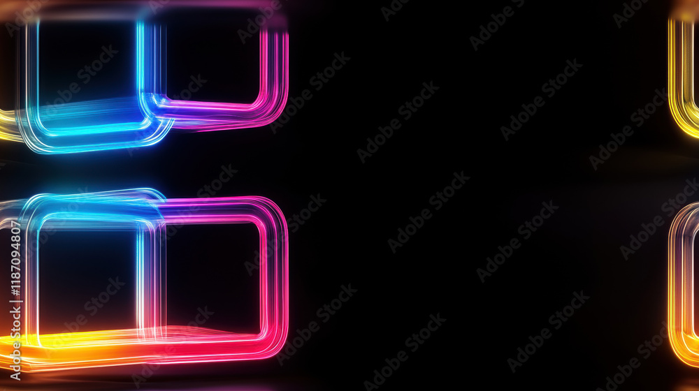 Poster seamless gradient, a detailed photorealistic image featuring gradient lines, highlighting high fidel