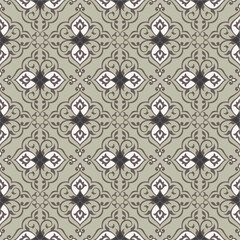Floral pattern. Wallpaper baroque, damask. Seamless vector background. Graphic modern pattern.