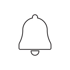 notification bell icon. alarm ring symbol
