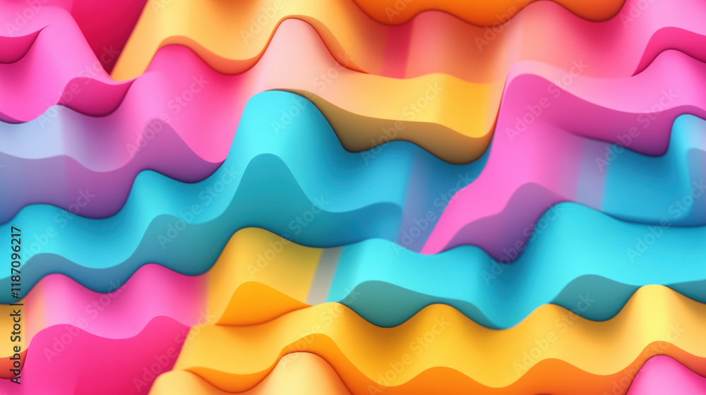Aufkleber seamless gradient, a high-fidelity rendering featuring overlapping gradient lines, ideal for design 