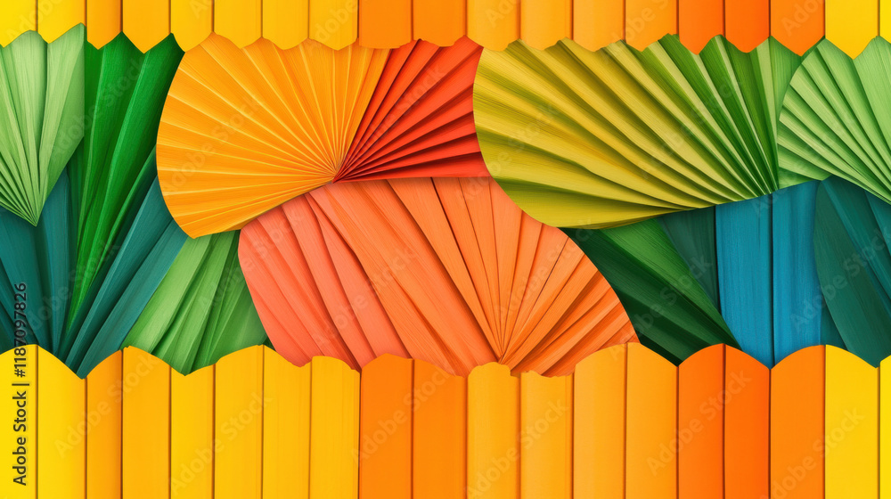 Poster seamless gradient, a vibrant image showcasing gradient lines arranged in a creative design, perfect 