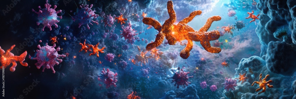 Poster Antibodies targeting and neutralizing virus particles with intense activity in host environment. Generative AI