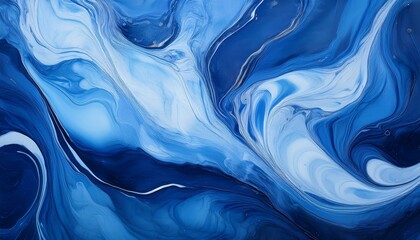 Obraz premium a blue background with a subtle marbled texture of lighter and darker blues the organic and fluid design adds a hint of class and beauty