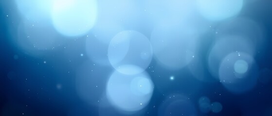 blue bokeh