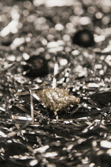 Silver tinsel