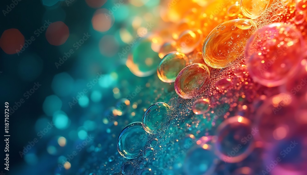 Poster liquid abstract colorful texture background ai generative