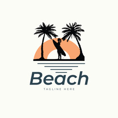 logo design beach