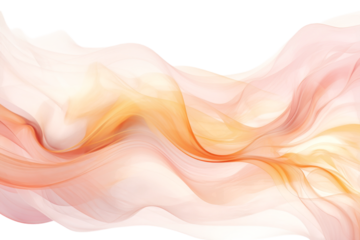 Soft pastel waves create a gentle flow in abstract art representing tranquility and elegance