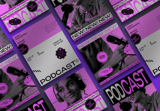 Bold Podcast Social Media Set