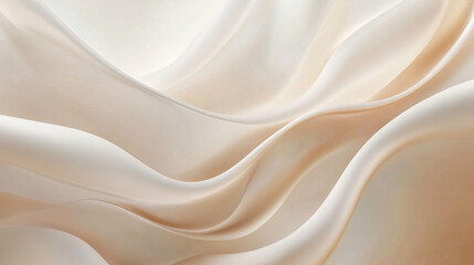 Obraz premium Abstract waves with soft beige and golden curves , marble background, modern, minimalist design