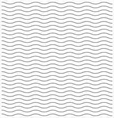 Set of seamless wavy, zigzag. Graphic design elements. Outline sign border element kit. Page Decoration linear icon paper break, book decoration.