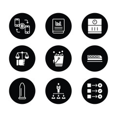 Set of icons in trendy line style. Business, ecommerce, finance, accounting. Big set Icons collection. Vector illustration.