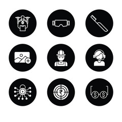 Set of icons in trendy line style. Business, ecommerce, finance, accounting. Big set Icons collection. Vector illustration.