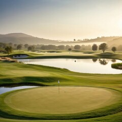 Morning Mist on the Course 