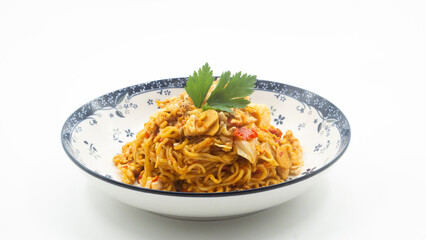 spaghetti with seafood