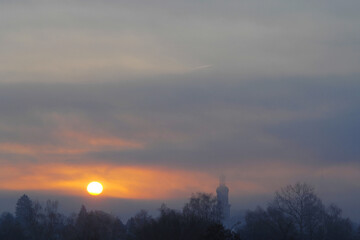 Freising, Morgenstimmung