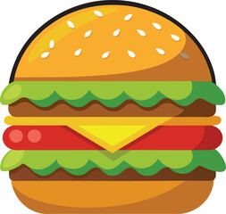 hamburger clipart art,  hamburger vector, hamburger vector illustration, hamburger vector images, hamburger vector icon ,  hamburger  illustration 