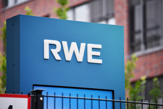 Essen, North Rhine-Westphalia, Germany - May 15, 2024: headquarters of RWE AG in Essen, Germany - RWE is a German multinational energy company