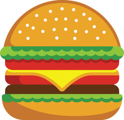 hamburger clipart art,  hamburger vector, hamburger vector illustration, hamburger vector images, hamburger vector icon ,  hamburger  illustration 