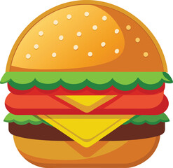 hamburger clipart art,  hamburger vector, hamburger vector illustration, hamburger vector images, hamburger vector icon ,  hamburger  illustration 