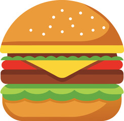 hamburger clipart art,  hamburger vector, hamburger vector illustration, hamburger vector images, hamburger vector icon ,  hamburger  illustration 