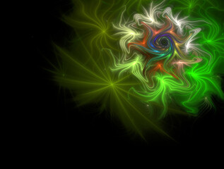 Imaginatory fractal abstract background Image