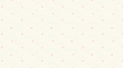 Delicate Pink Hearts on a Soft Cream Background A Seamless Pattern Ideal for Textile Design, Wedding Stationery, or Romantic Projects © Sumrit