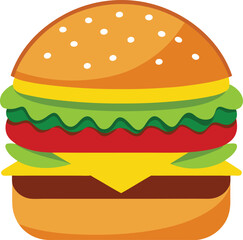 hamburger clipart art,  hamburger vector, hamburger vector illustration, hamburger vector images, hamburger vector icon ,  hamburger  illustration 