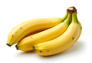 Banana on solid background