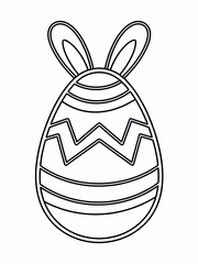 happy easter, easter bunny coloring page. printable. vol 1.