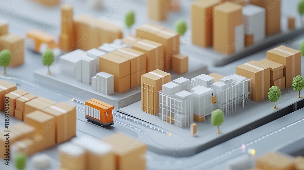 Poster realistic depiction of directtoconsumer ecommerce model showcasing product customization delivery so