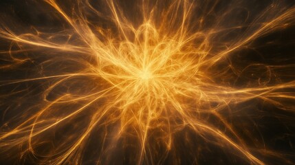 Radiating energy fields emanating from a central point