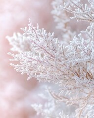 Naklejka premium Pure and Crisp Snowflake Close-up
