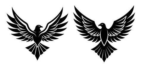 set of eagle bird wings
