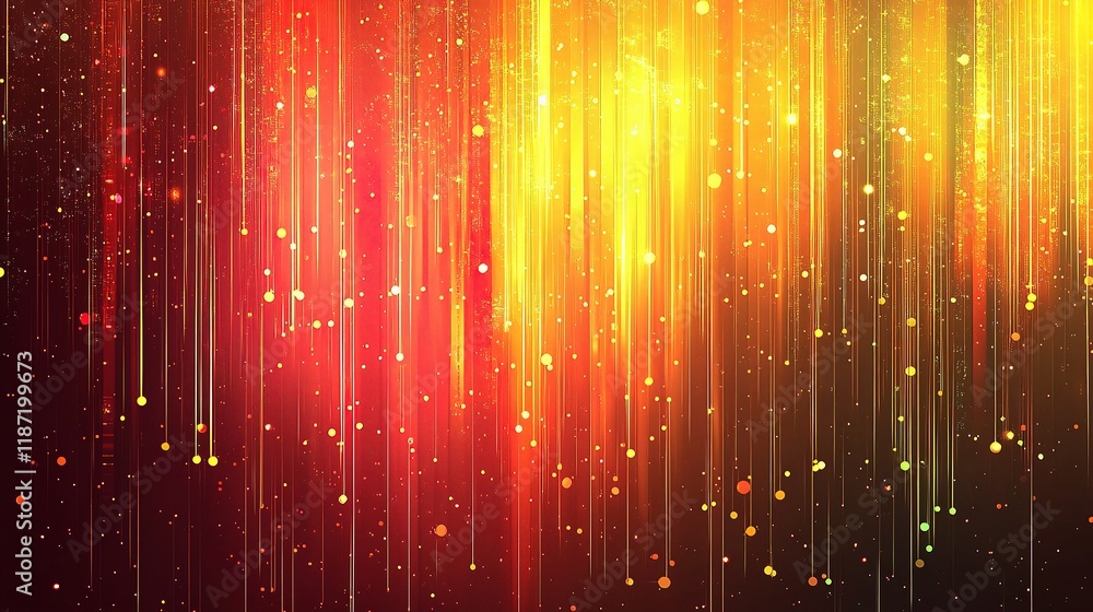 Poster abstract internet connection background with vibrant lines and colors