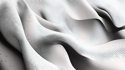 Modern Abstract Gray and White Backdrop with Wavy Texture and Lines