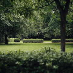 Serene Park on a Sunny Day