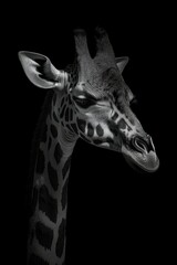 Obraz premium Majestic Giraffe Portrait
