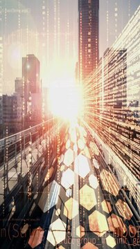 Software development, application programming code and tacit computer coding . Concept of smart digital transformation and technology disruption that changes global trends in new information era .