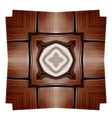 3d wood Ceiling and tile decor