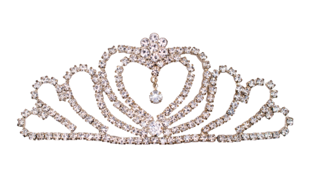 Diamond Tiara on a transparent background 