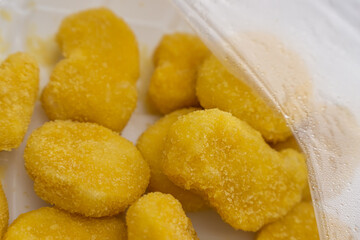 microwave chicken nuggets, fast food