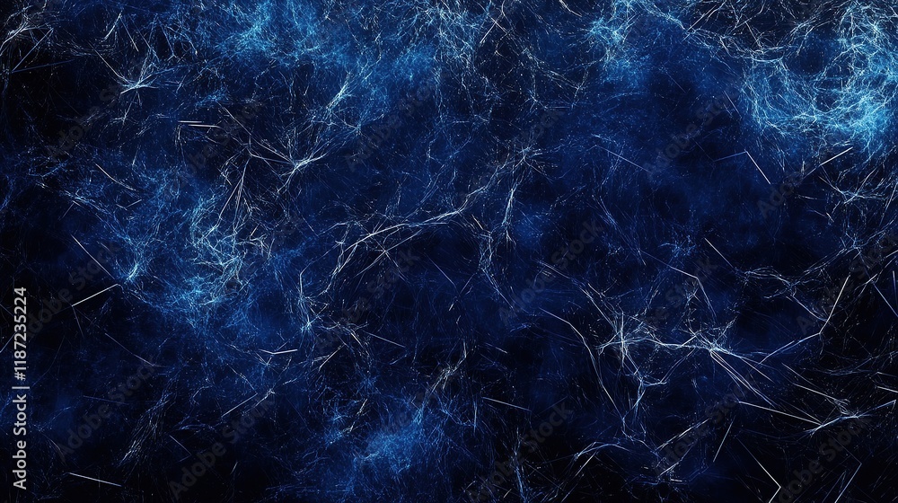 Aufkleber abstract polygonal mesh with glowing particles and lines